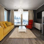 VillaVuokatti - Villa Inca Gold Livingroom